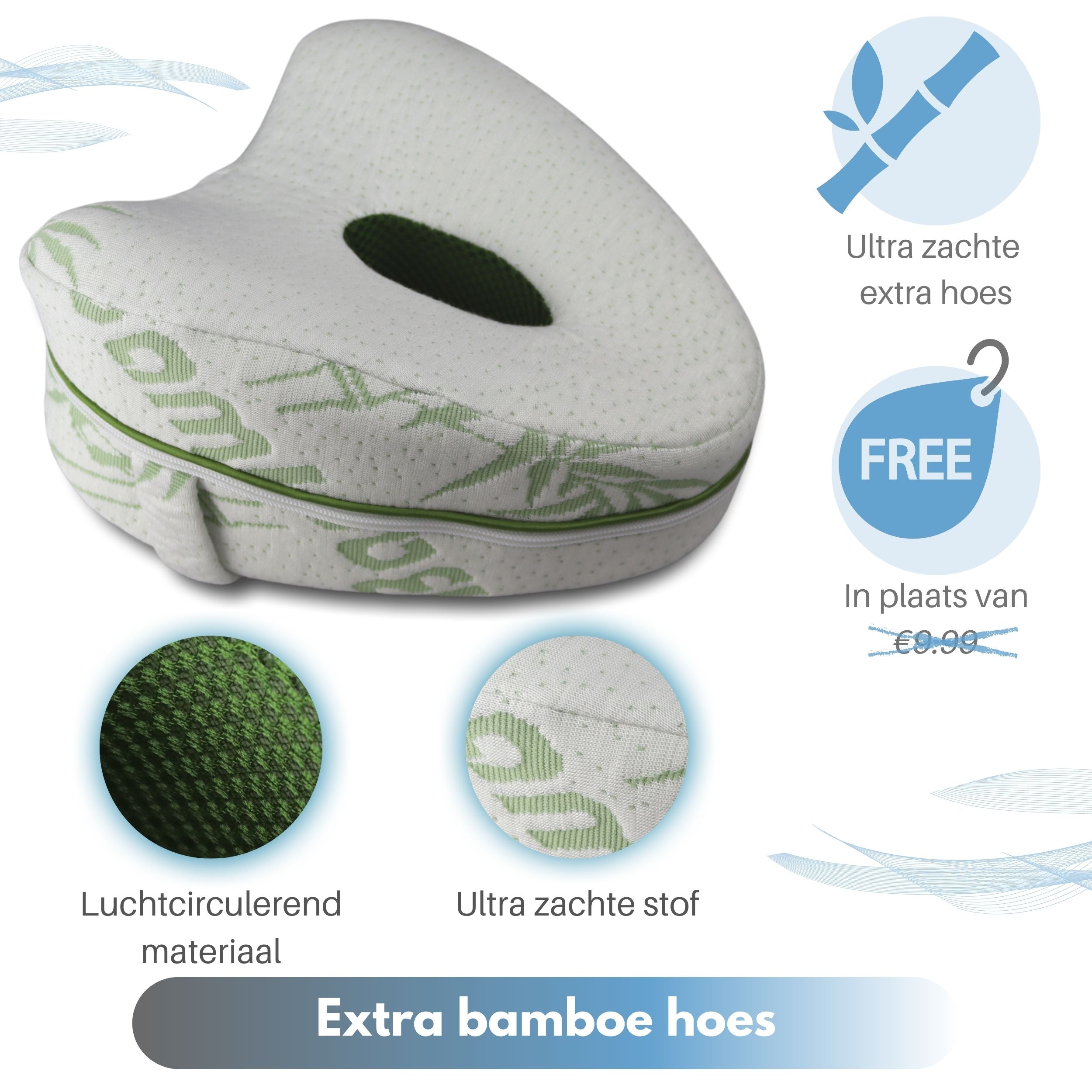 Ergo Knee Cool™ Kniekussen + Extra Kussensloop