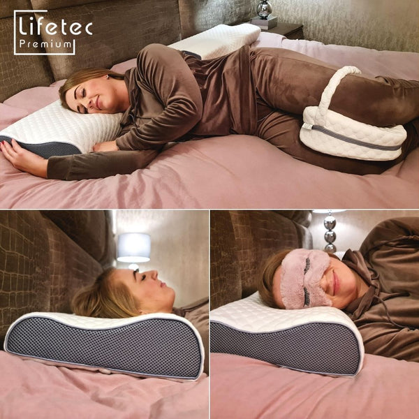 Pro Wave™ Traagschuim Hoofdkussen + Extra Kussensloop