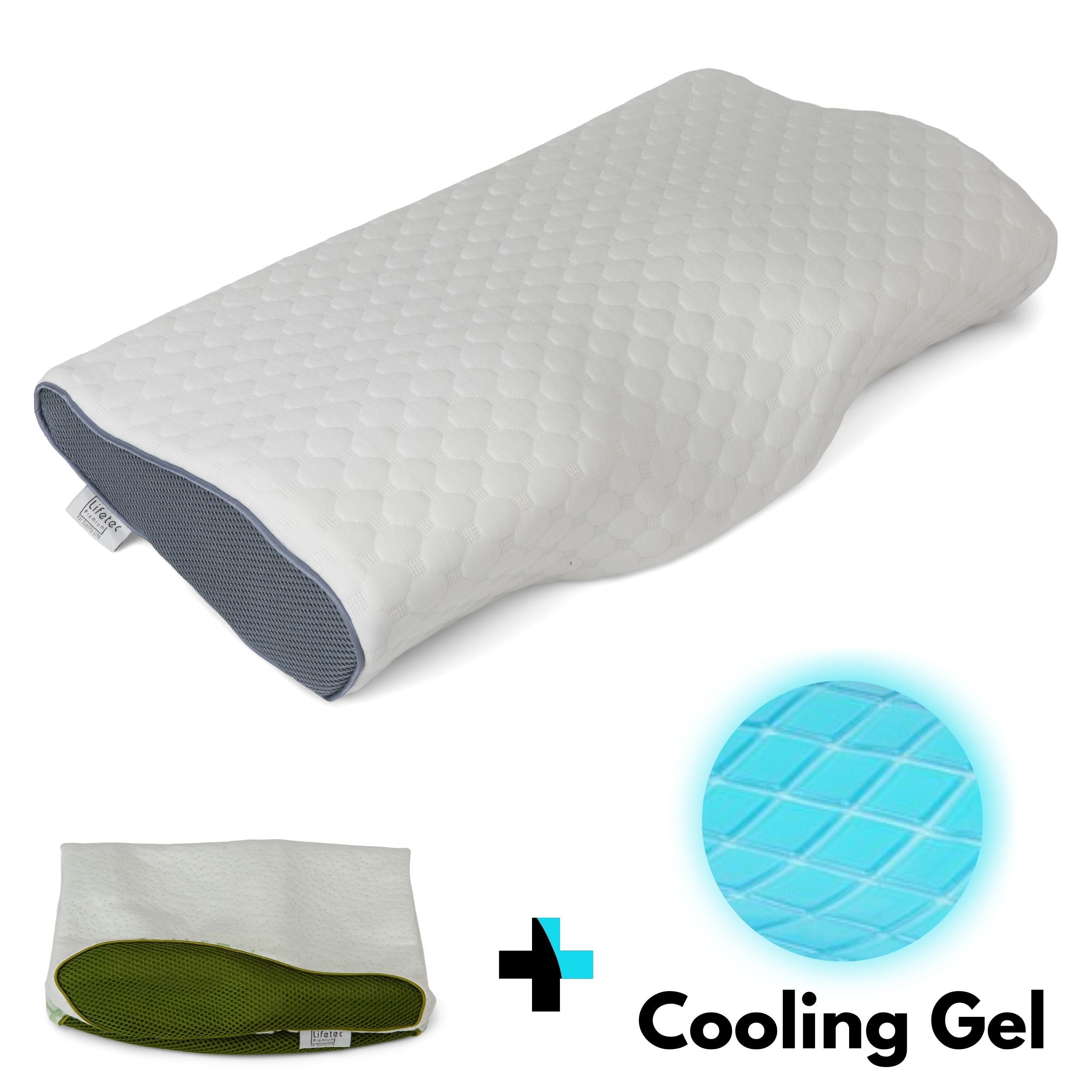 Mobiliseren Koe stof in de ogen gooien Pro Position Cooling™ - Ergonomisch Traagschuim Hoofdkussen – Lifetec  Premium